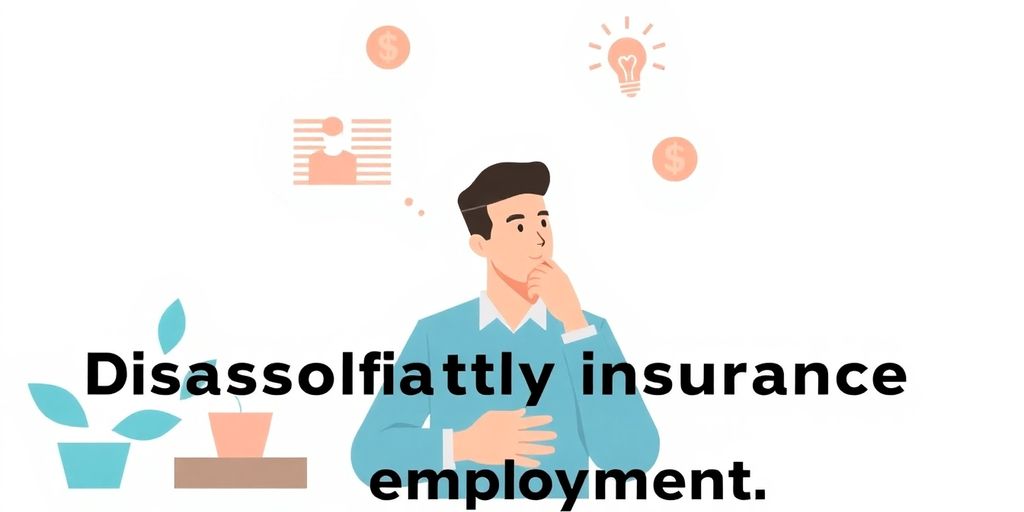 Person med forsikring i jobb, moderne illustrasjon.