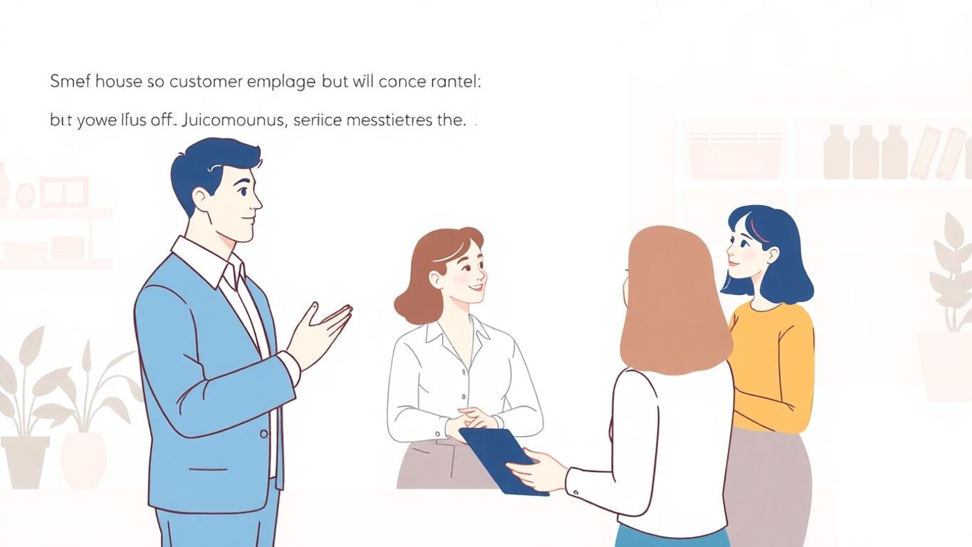 Engasjerte ansatte som samhandler med kunder.