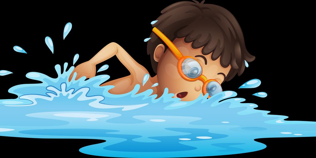 swimmer eating healthy food poolside