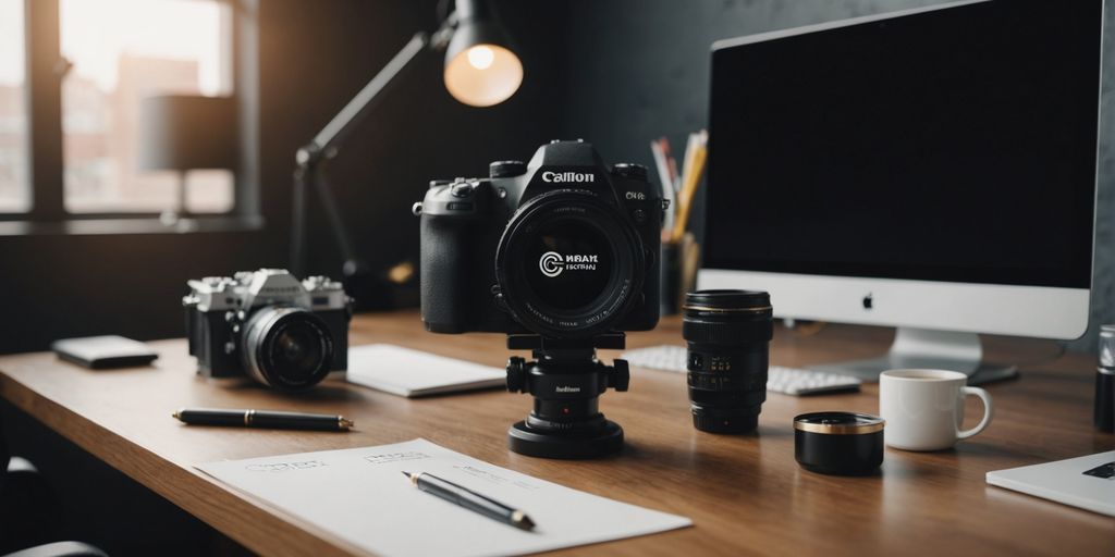 Visual identity elements enhancing brand recognition and awareness.