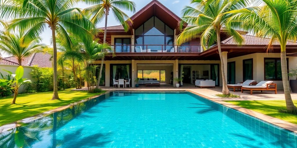 Luxury villa with pool in Hua Hin.