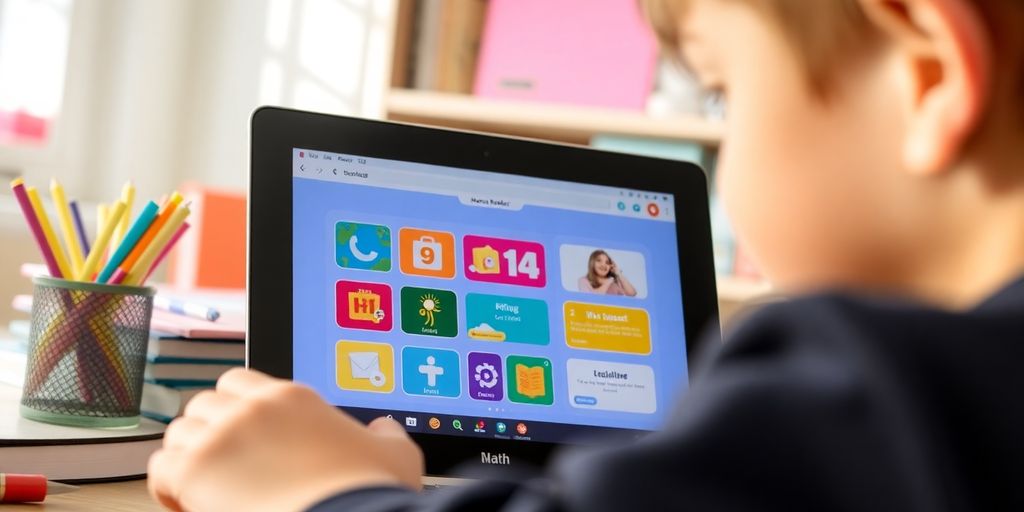 Student using Natural Readers app on a laptop.