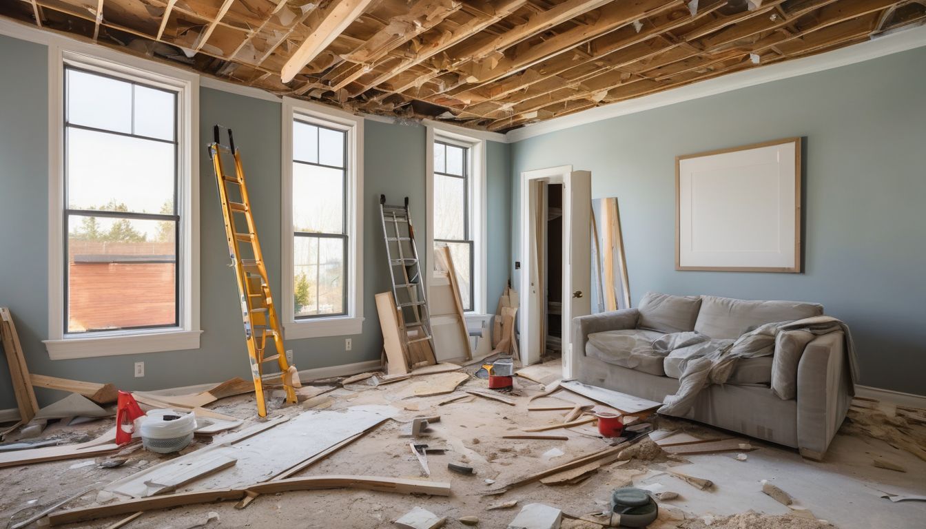 family dealing with home renovation setbacks