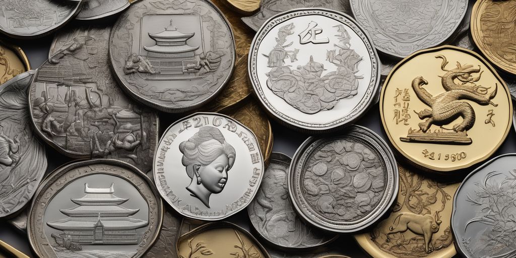 silver coins from around the world with a focus on Asian coins