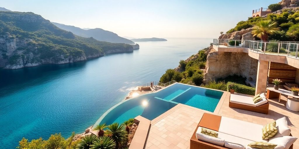 Luxurious suites with stunning views at D-Maris Bay.