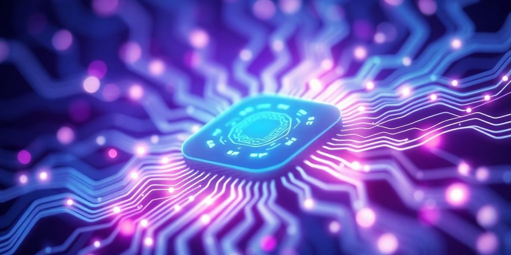 AI brain chip, data streams