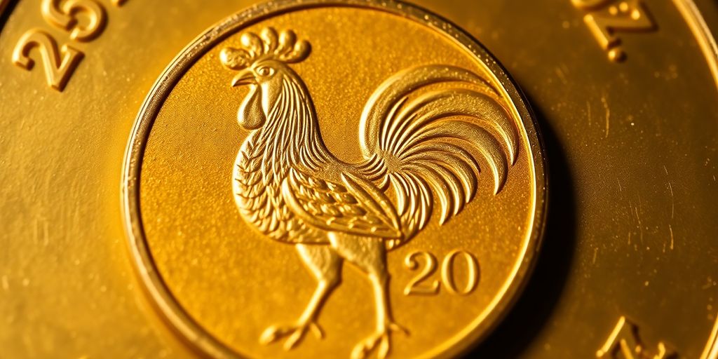 Pièce d'or 20 francs au coq