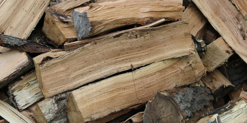 brown and gray wood logs