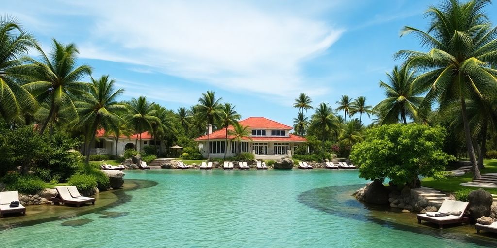 Luxury property in tropical Phuket, surrounded by nature.