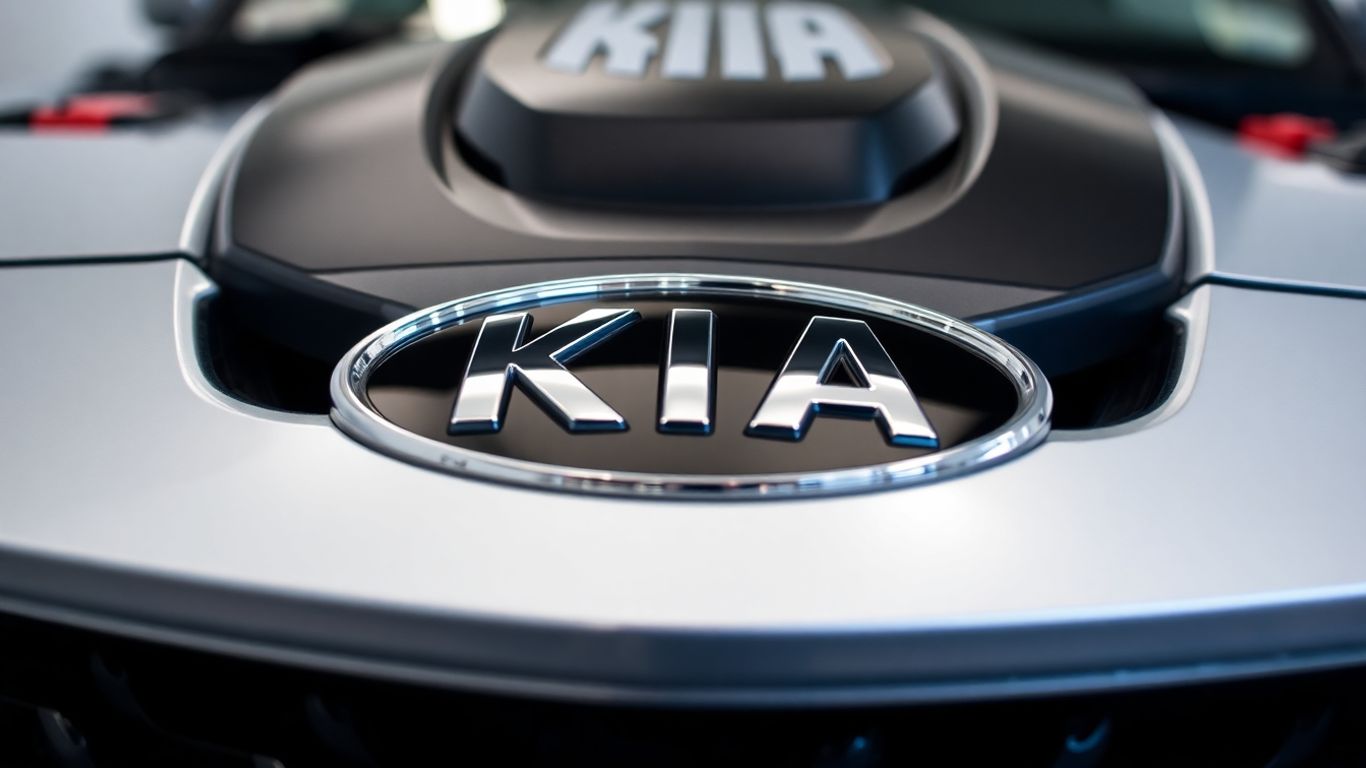 Genuine Kia auto part detail