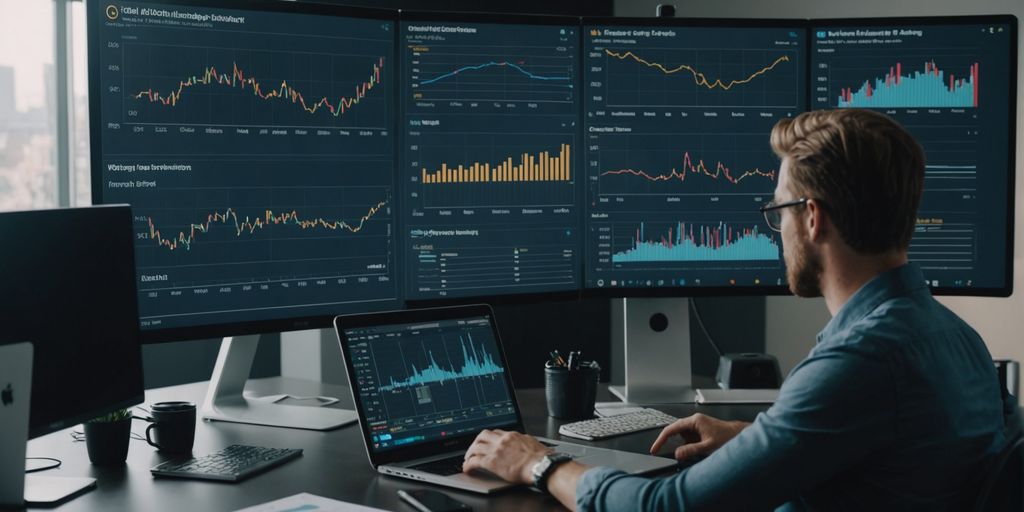 Graph depicting AI-driven user behavior analysis on websites