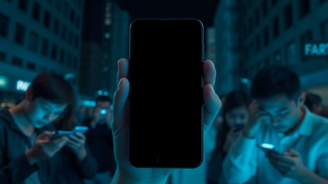 Utilisateurs frustrés regardant un téléphone sans connexion à Twitter