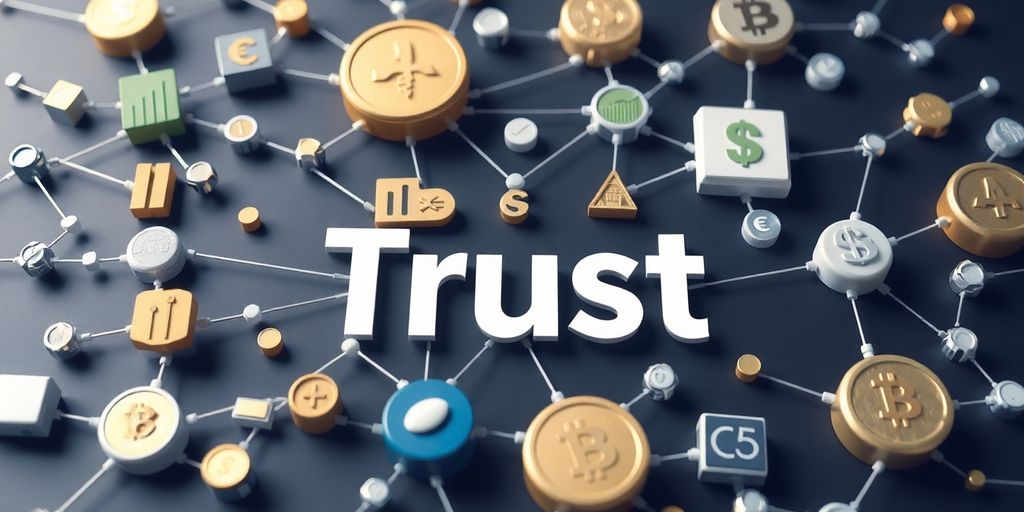 Diversified investment portfolios with interconnected financial assets.