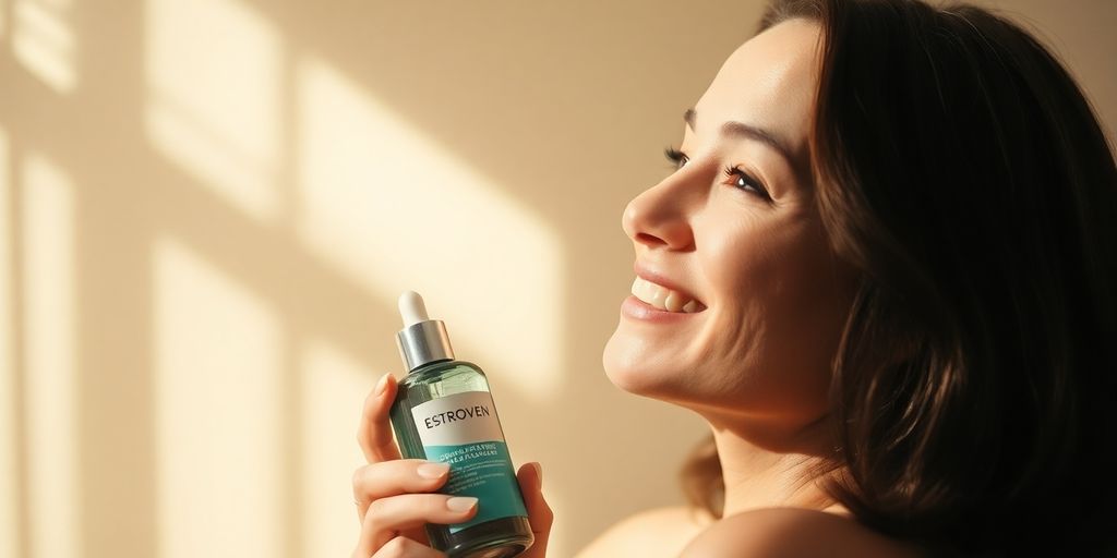 Woman finding peace with Estroven.