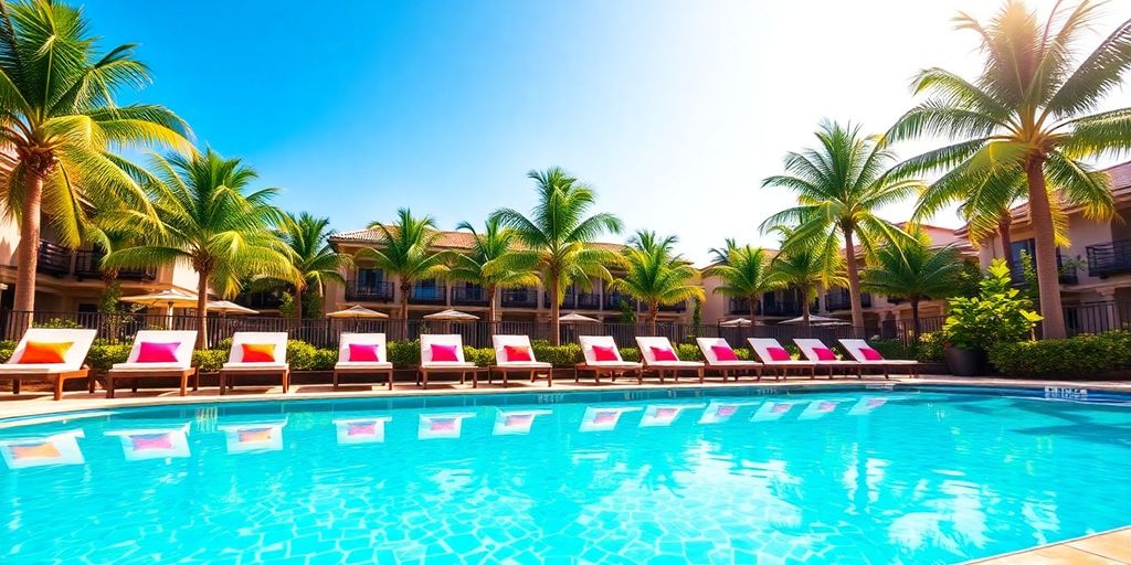 Luxury resort pool, San Jose Del Cabo