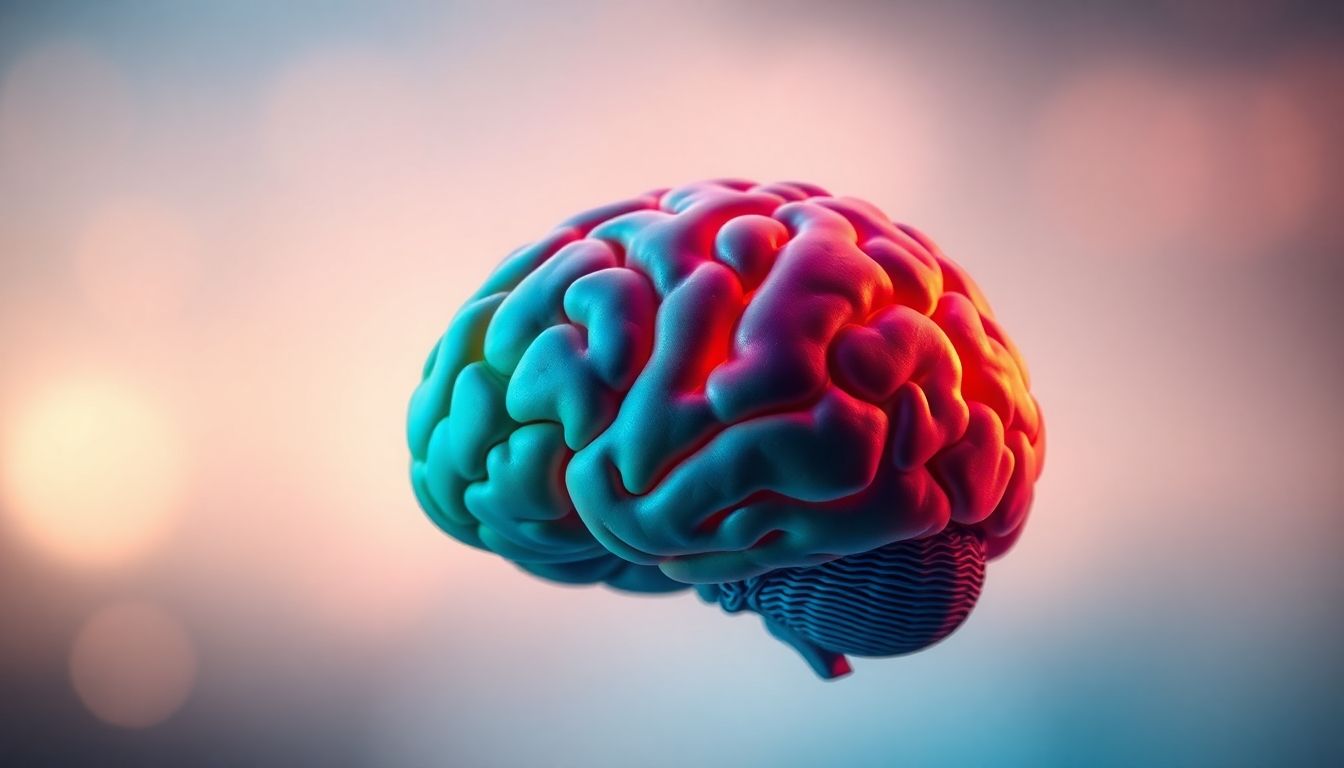 Close-up of a brain representing mindfulness and mental fitness.