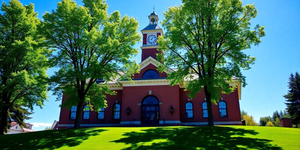 Historic Seward, Alaska county courthouse