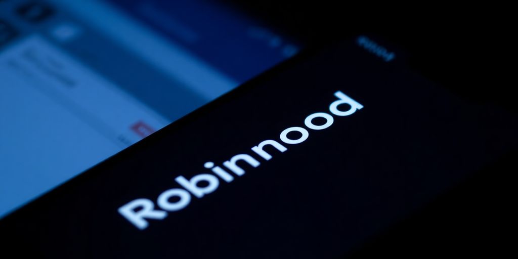 Robinhood app interface on a smartphone.