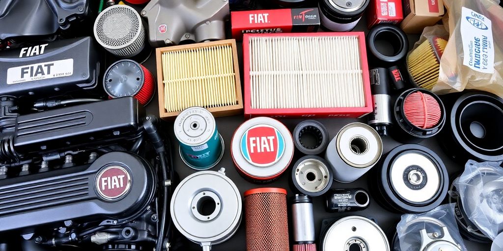 Fiat car engine components and accessories.