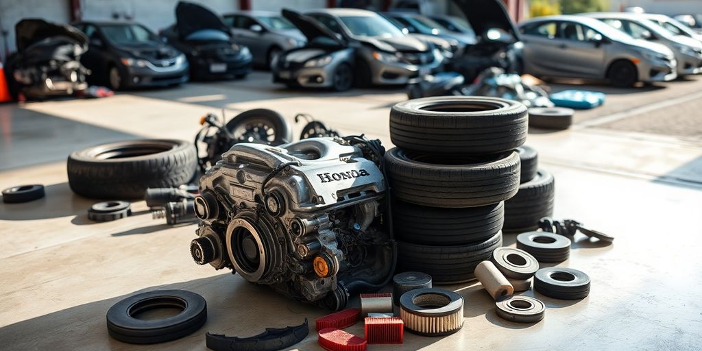 Honda Civic parts, dismantled car wrecks