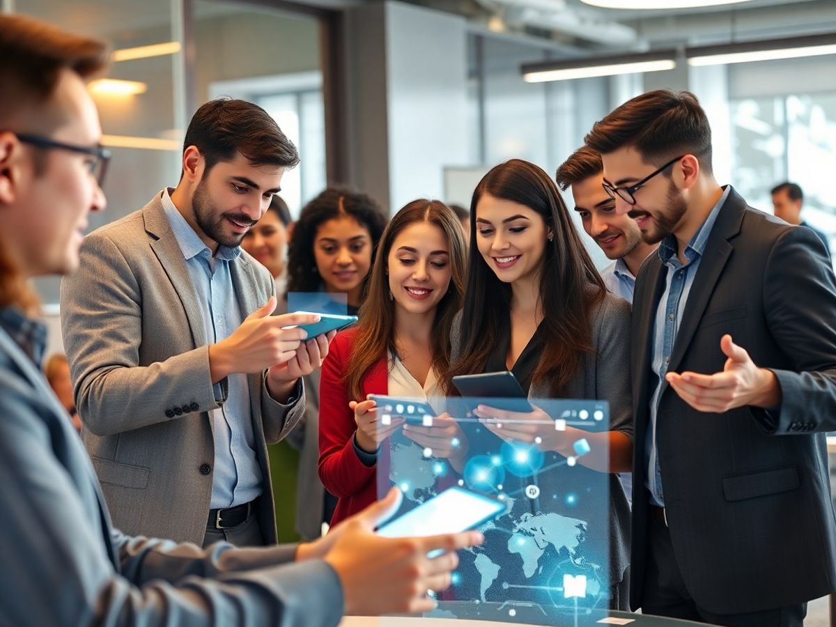 Lideri moderni învățând despre inteligența artificială.