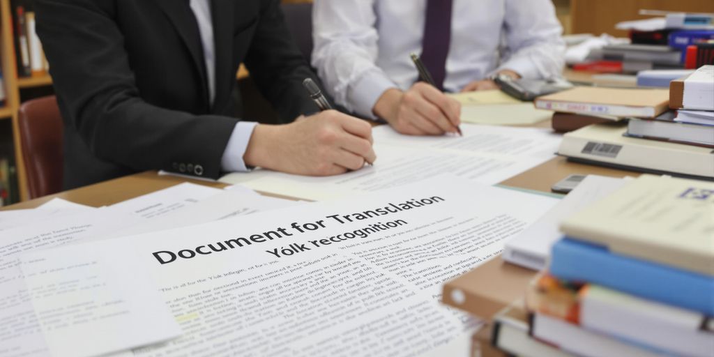 Yök denklik belgeleri tercümesi sürecini gösteren bir görüntü.