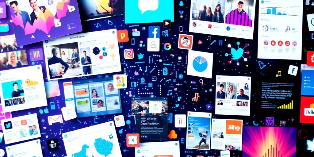 Diverse visual content formats for lead generation strategies.