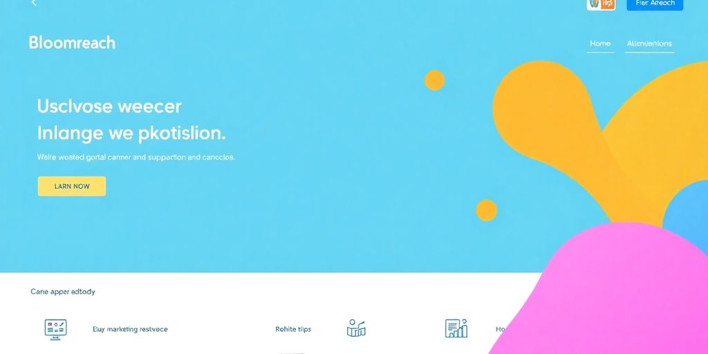 Bloomreach software interface with marketing icons.