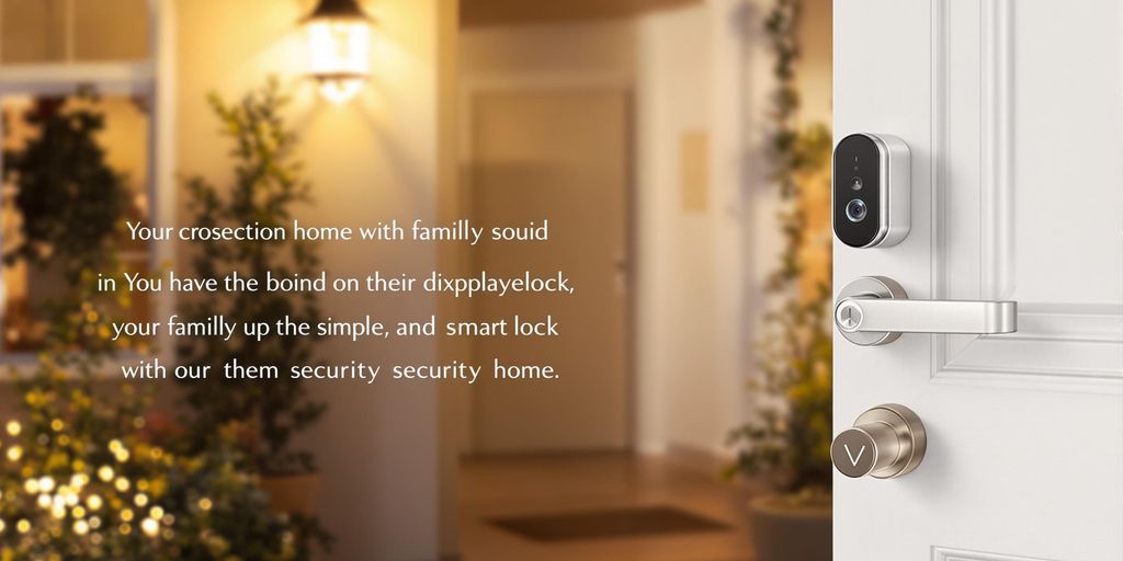 A secure home with modern technology and cozy aesthetics.