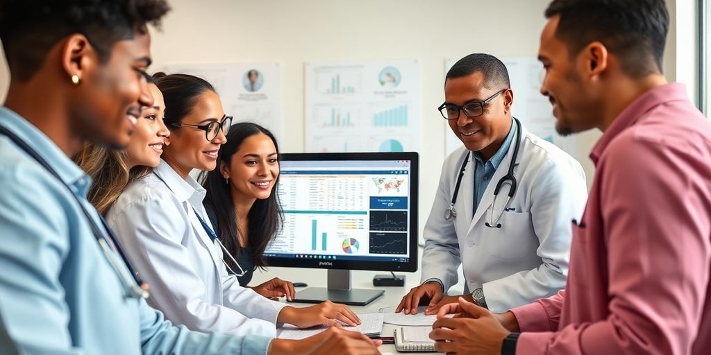 PEP Guidelines by CDC and WHO 3 Healthcare professionals discussing PEP program evaluation strategies.