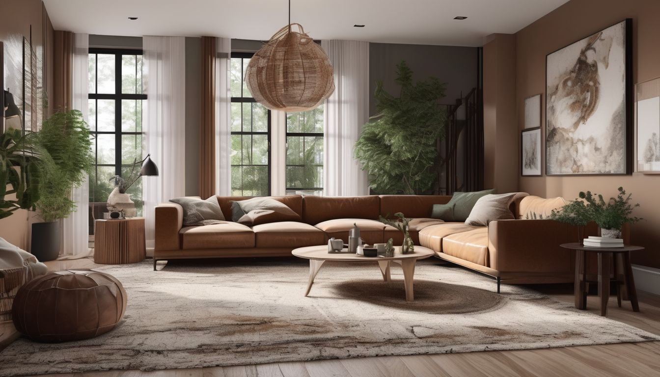 earthy tones modern home decor