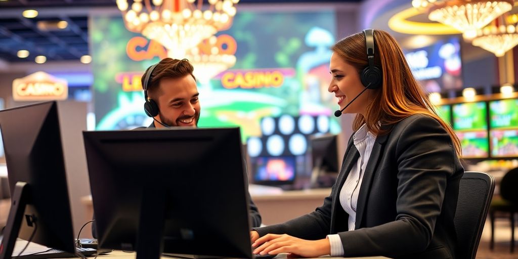 Customer support at a new online casino in NZ.