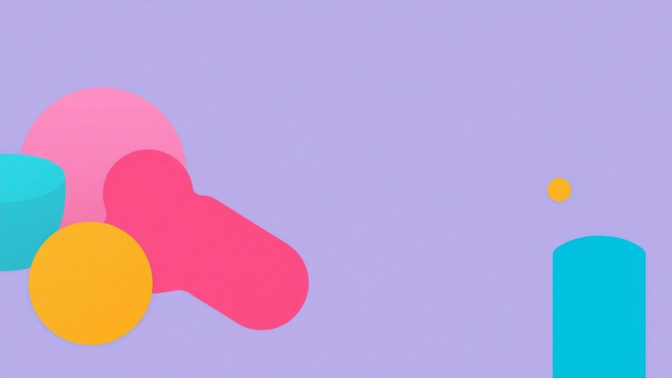 Moderne logo med myke farger og enkle former.