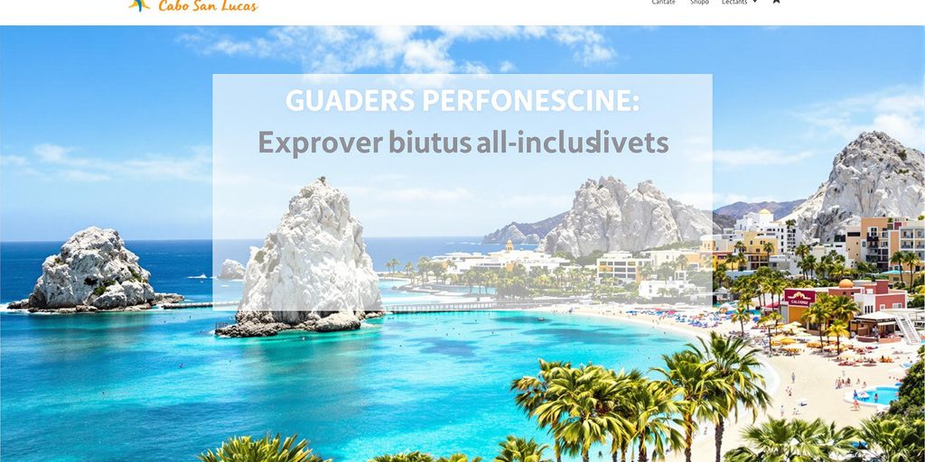 Beautiful Cabo San Lucas beach under a clear blue sky.