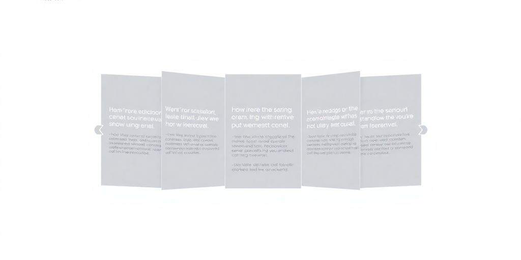 Interactive accordion web page design.