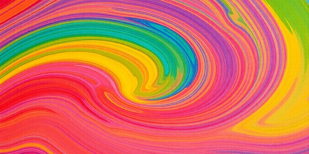 Colorful tertiary art palette.