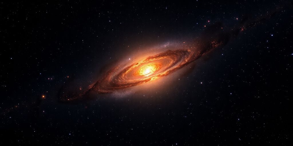 Étoile brillante en dehors de la Voie lactée.