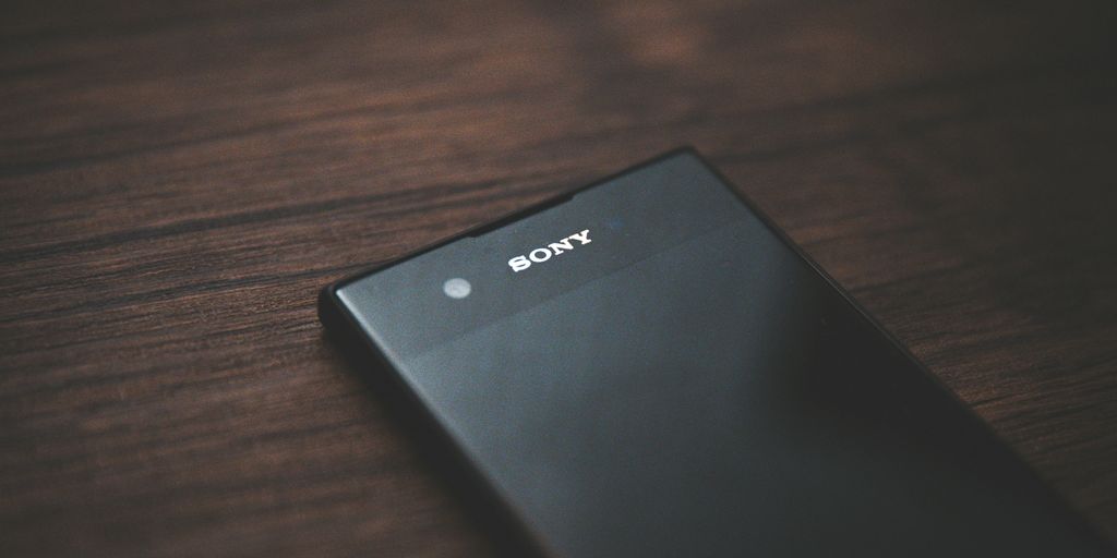 black Sony smartphone