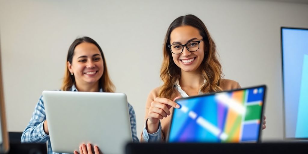 Tech professionals connecting people to the digital world.