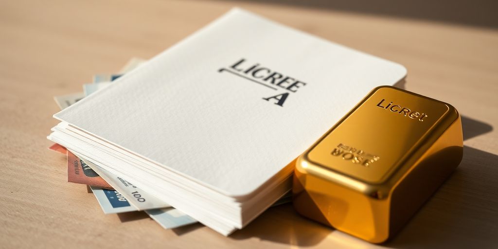 Livret A et lingot d'or