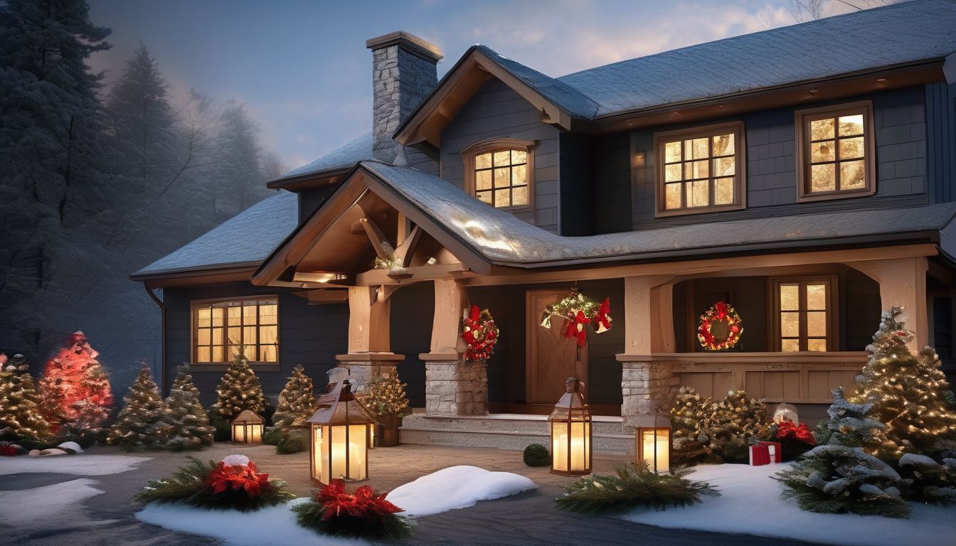 outdoor seasonal home decoration