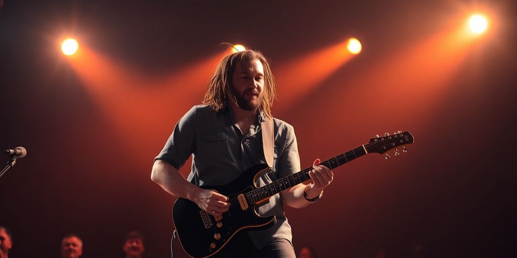 Scott Woodruff performing on stage