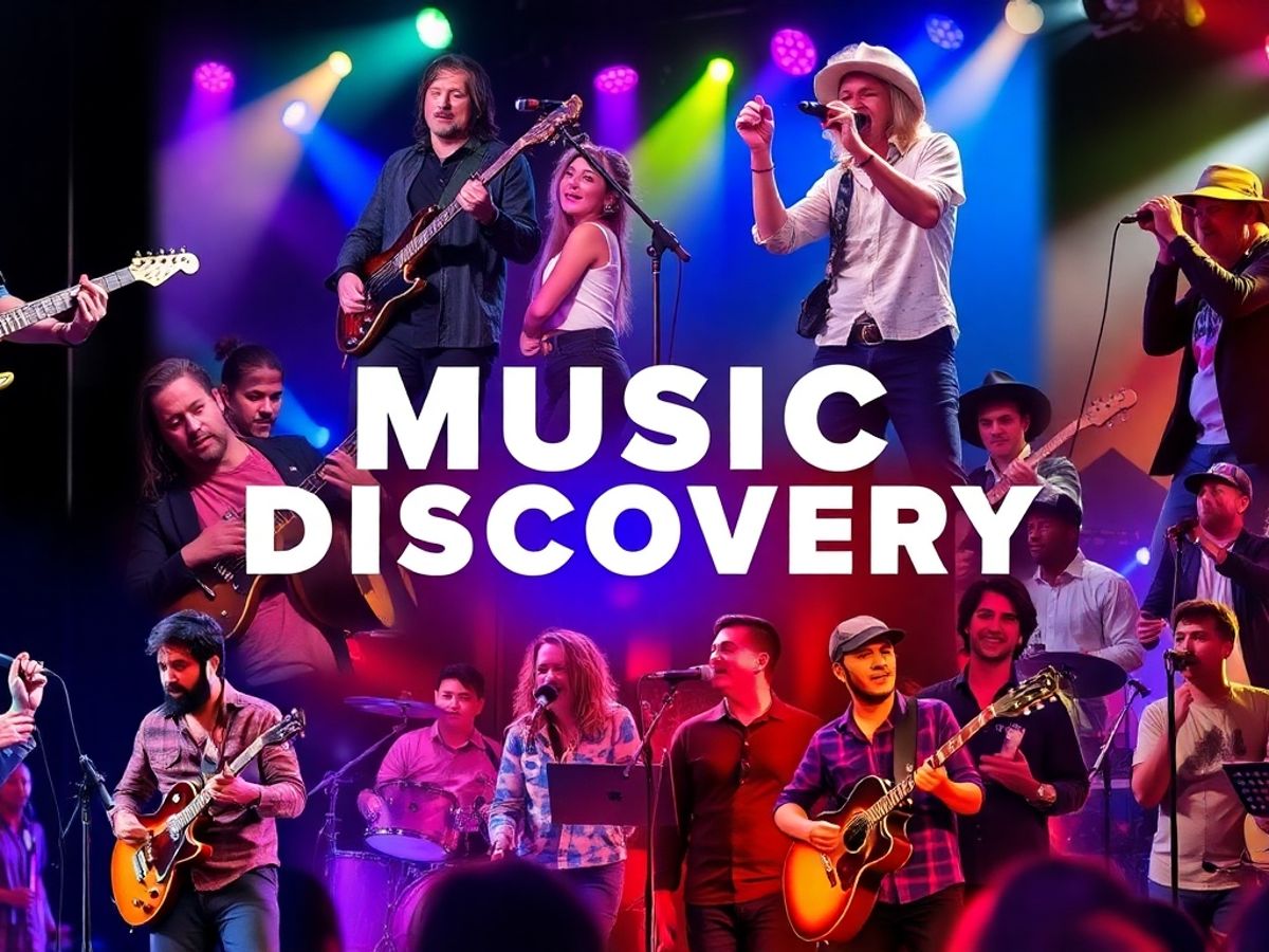 Collage of diverse artists performing live with energy.