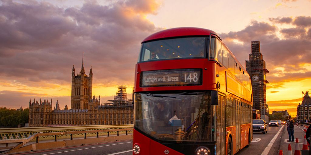 red and yellow bus on road during daytime