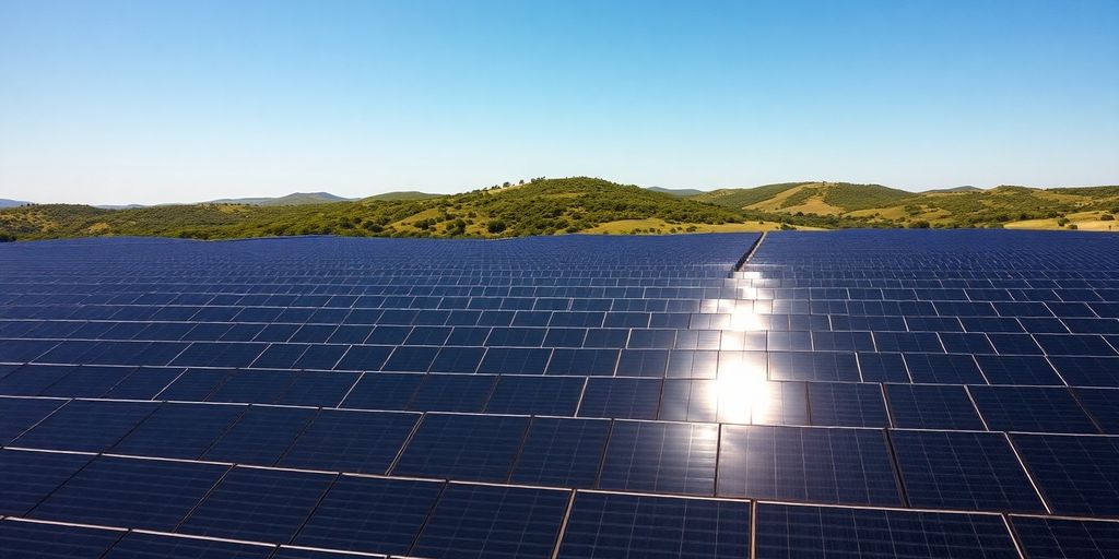 Panneaux photovoltaïques provençaux sous le soleil