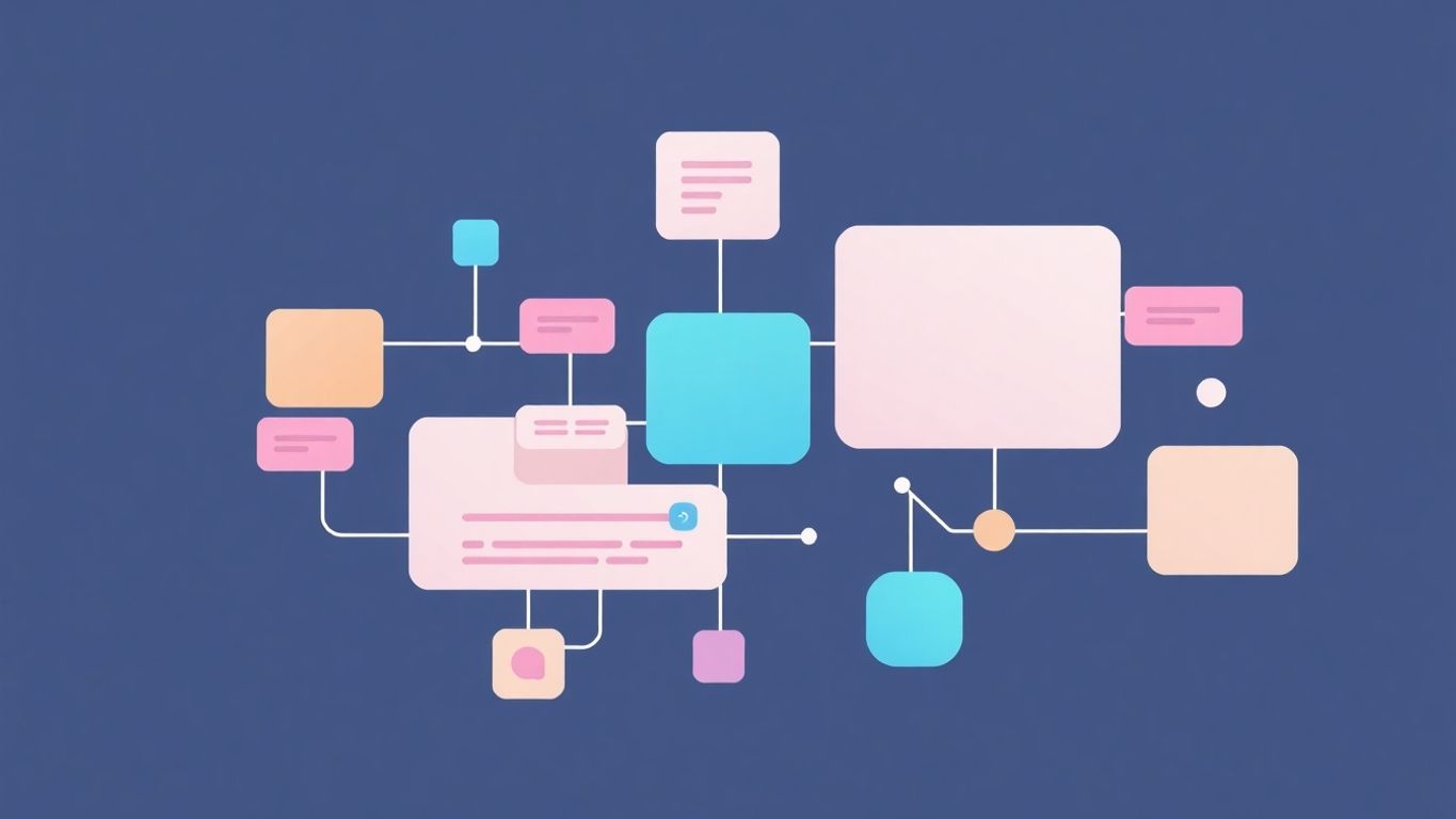 Moderne illustrasjon av interaksjonsdesign for brukeropplevelse.