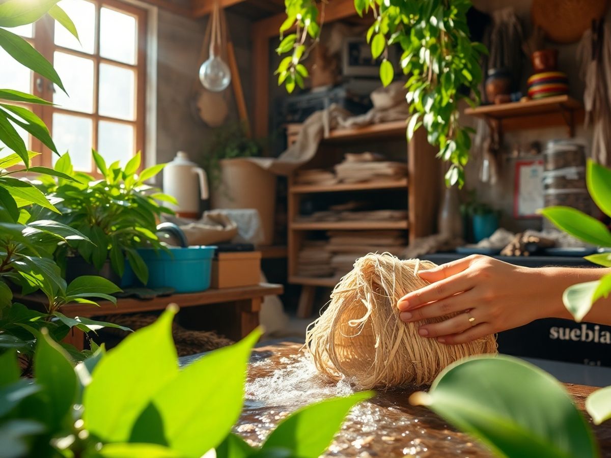 Concept de economie circulară cu produse ecologice.