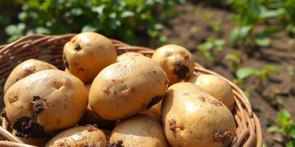 Carolus aardappelen in mand
