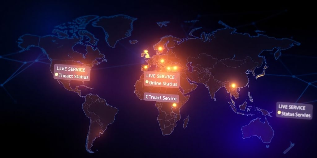 Illustration de la surveillance des services en ligne.