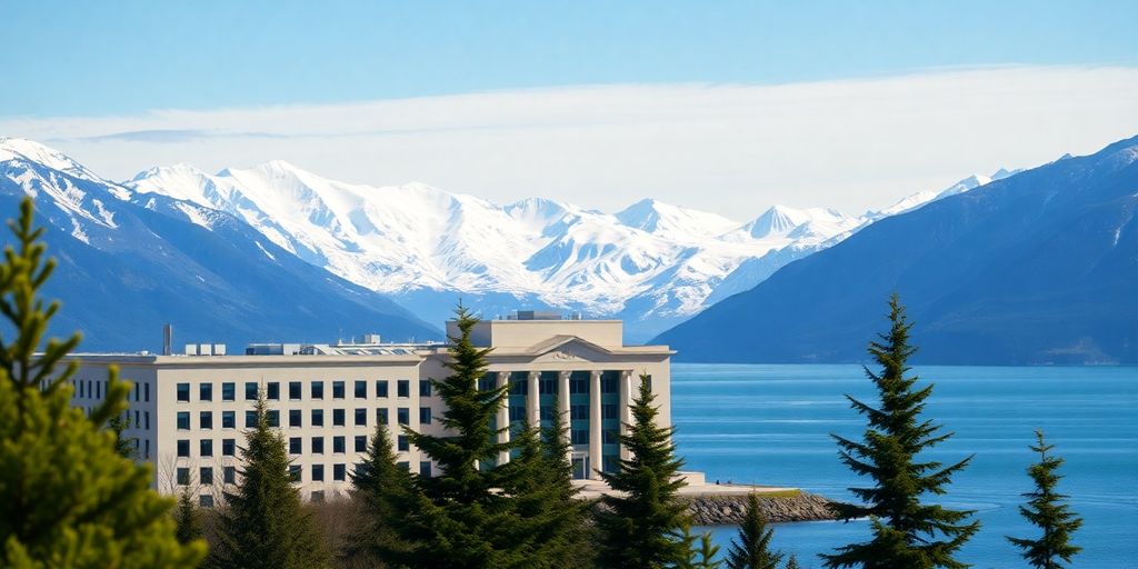 Seward, Alaska, county government building.